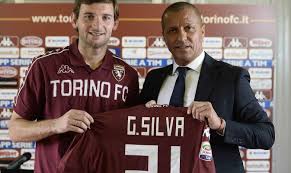 Gaston Silva nel giorno della sua presentazione al Torino