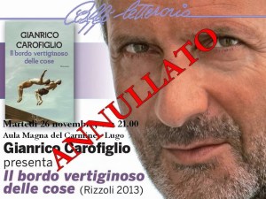 Gianrico Carofiglio, ma anche no