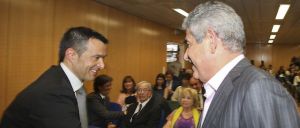 Luis Filipe Vieira e Jorge Mendes